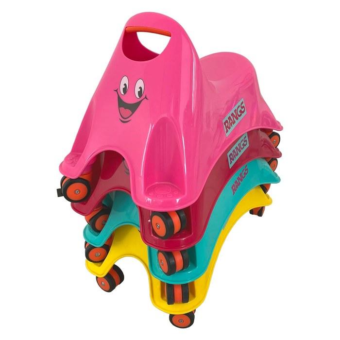 RANGS Scramble Puppy Yellow2 360° Swivel Casters, 20kg Capacity, Age 3+