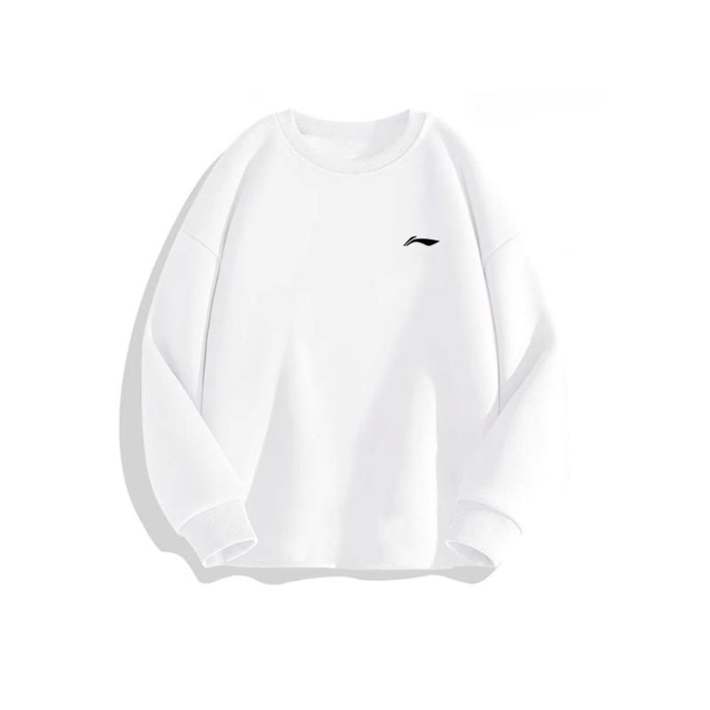 Li Ning Sweatshirts Men s Crew Neck Thickened Regular YTLV098-2 3XL