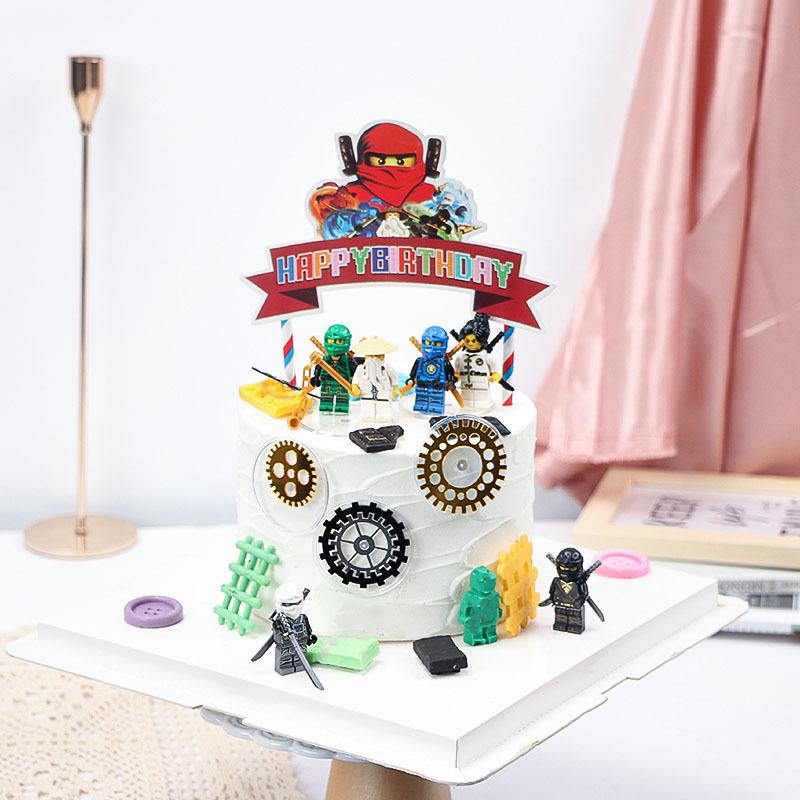 NINJAGO Phantom Ninja Cake Topper for Kids' Birthday Party