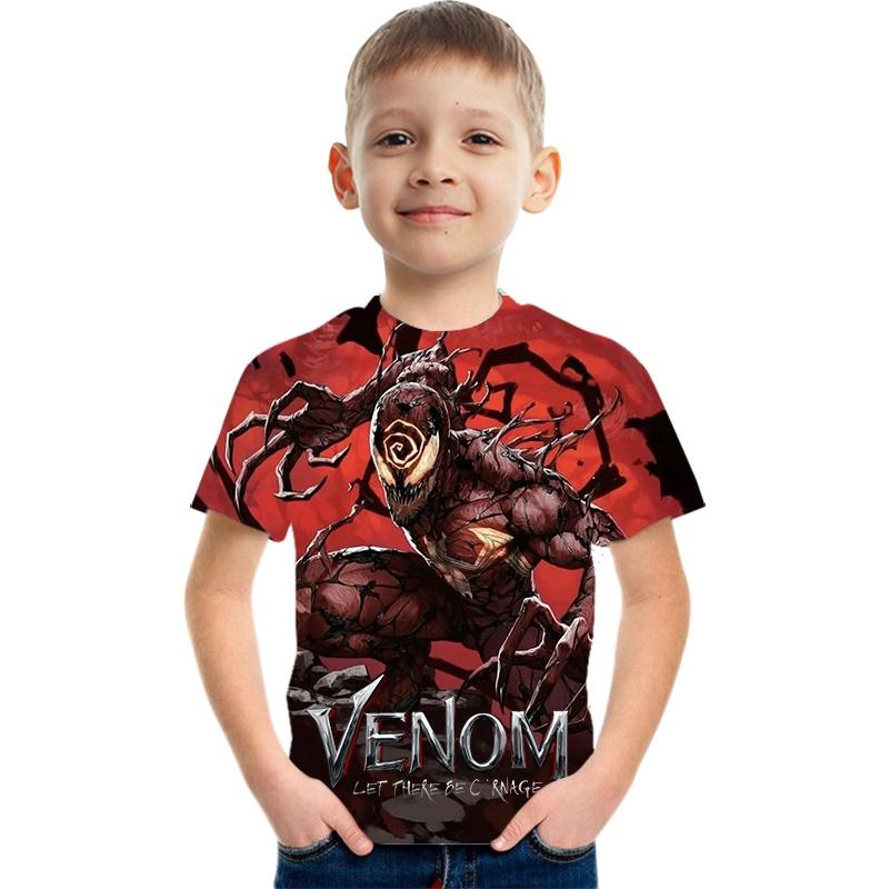 T-shirt boy children anime short sleeved fashionable casual top