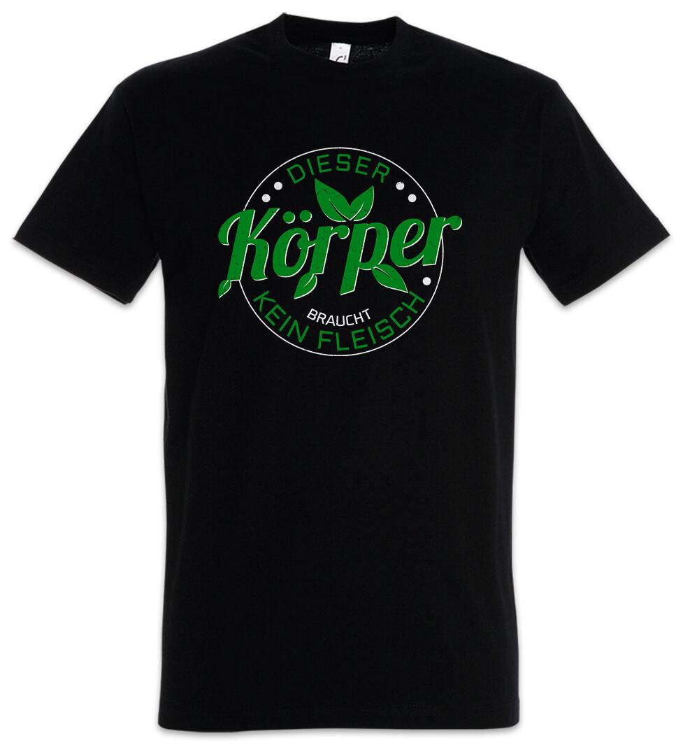This Body Needs No Meat T-Shirt Vegetarian Vegan Vegan Speciesism- S