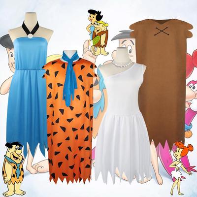 The Flintstones Adult Cosplay Costume for Halloween Performance