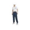 Nike Mid Rise Comfortable Soft Cuffed Knit Sports Pants Women Bottoms Deep-Blue FV7669-478