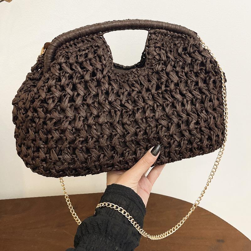 Chain Crossbody Bag, A Niche Woven Bag