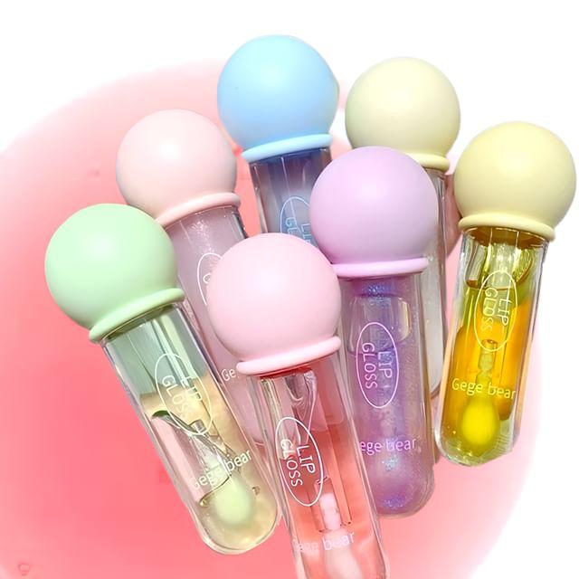 Gege Bear - Pudding Moisturizing Jelly Lip Oil - 1-4 #01 - 3.8g