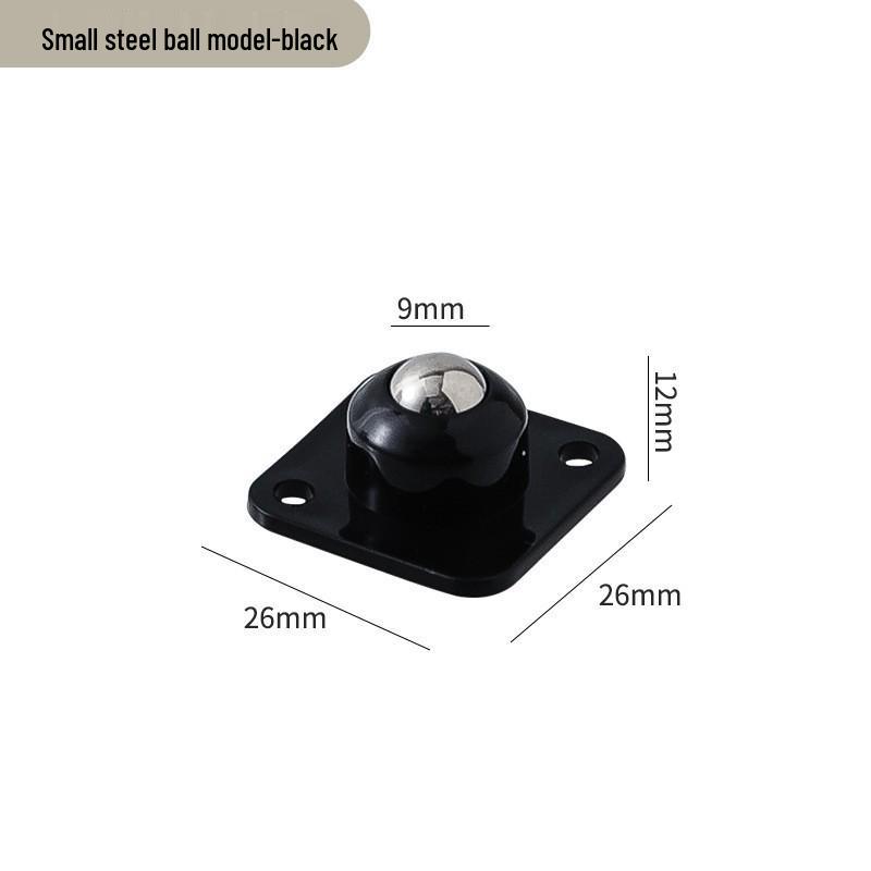Universal Silent 360° Swivel Casters - Wear-Resistant Load-Bearing Wheel Set for Furniture
