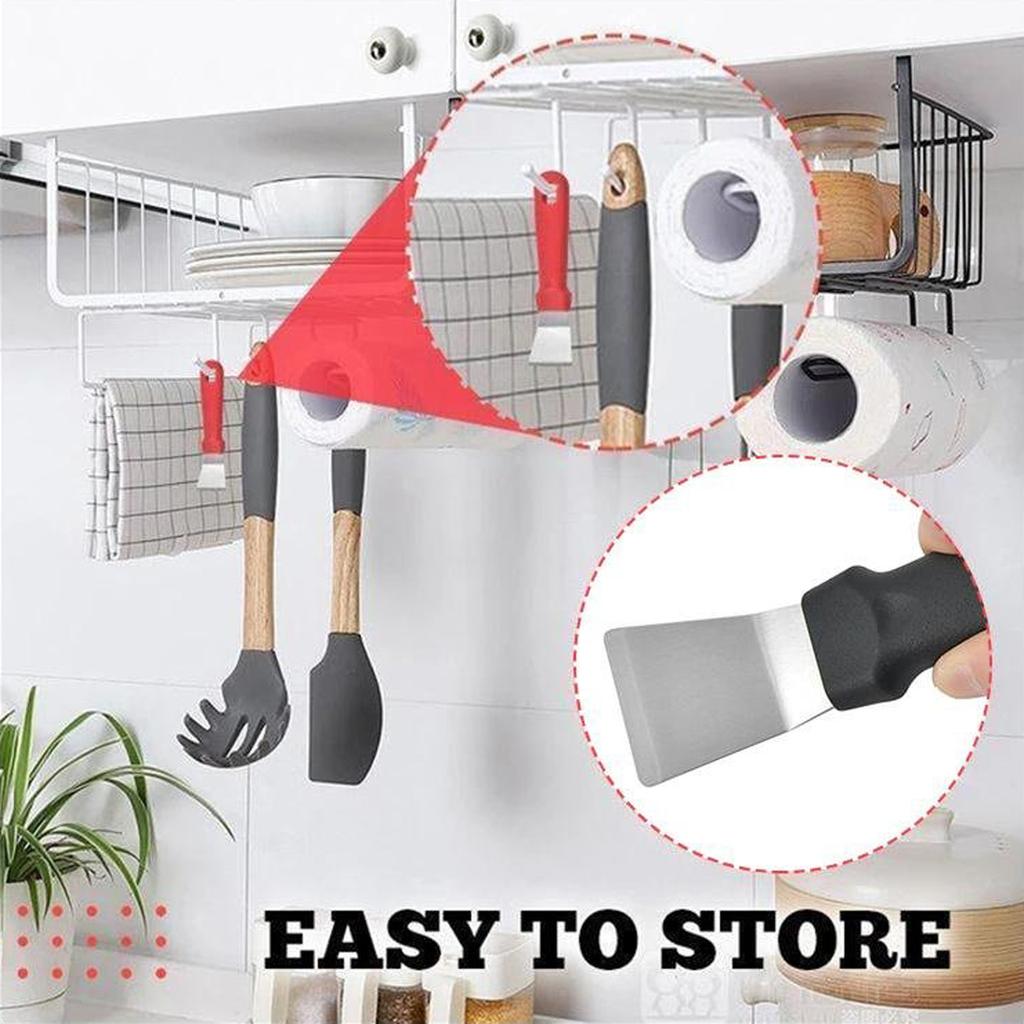 Multipurpose Kitchen Cleaning Spatula Stainless Steel Kitchen Cleaning Oil Fume Removal Ice Shovel