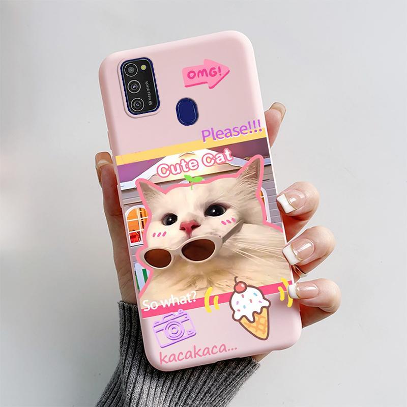 For Samsung Galaxy M21 M30S M31 M31s Case Soft Silicone Phone Back Cover For Samsung M31 M31S M30s M21 M 30 S Case Cartoon Funda