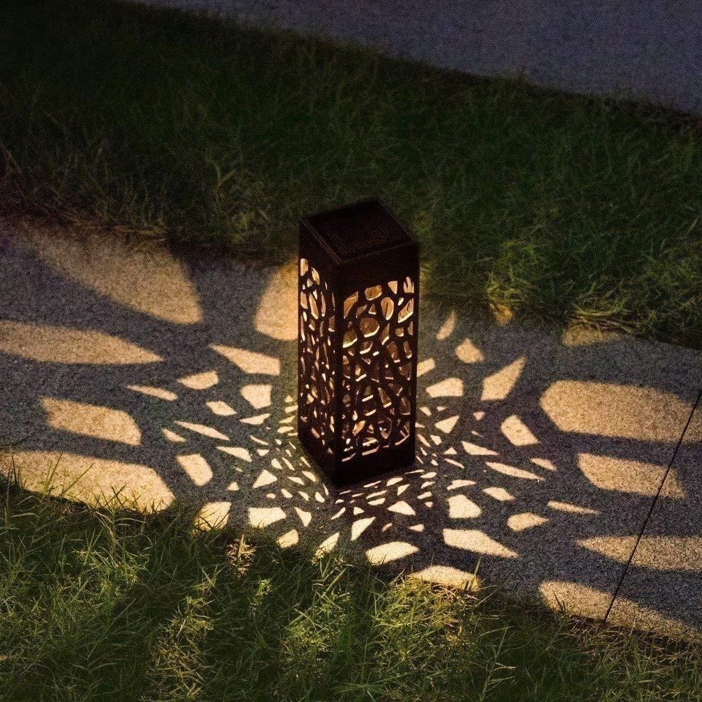 New 4/6PCs Waterproof LED Solar Garden Lights Outdoor Lawn Light Lamp For Patio Yard And Garden(Color:Warm White/Cool White)