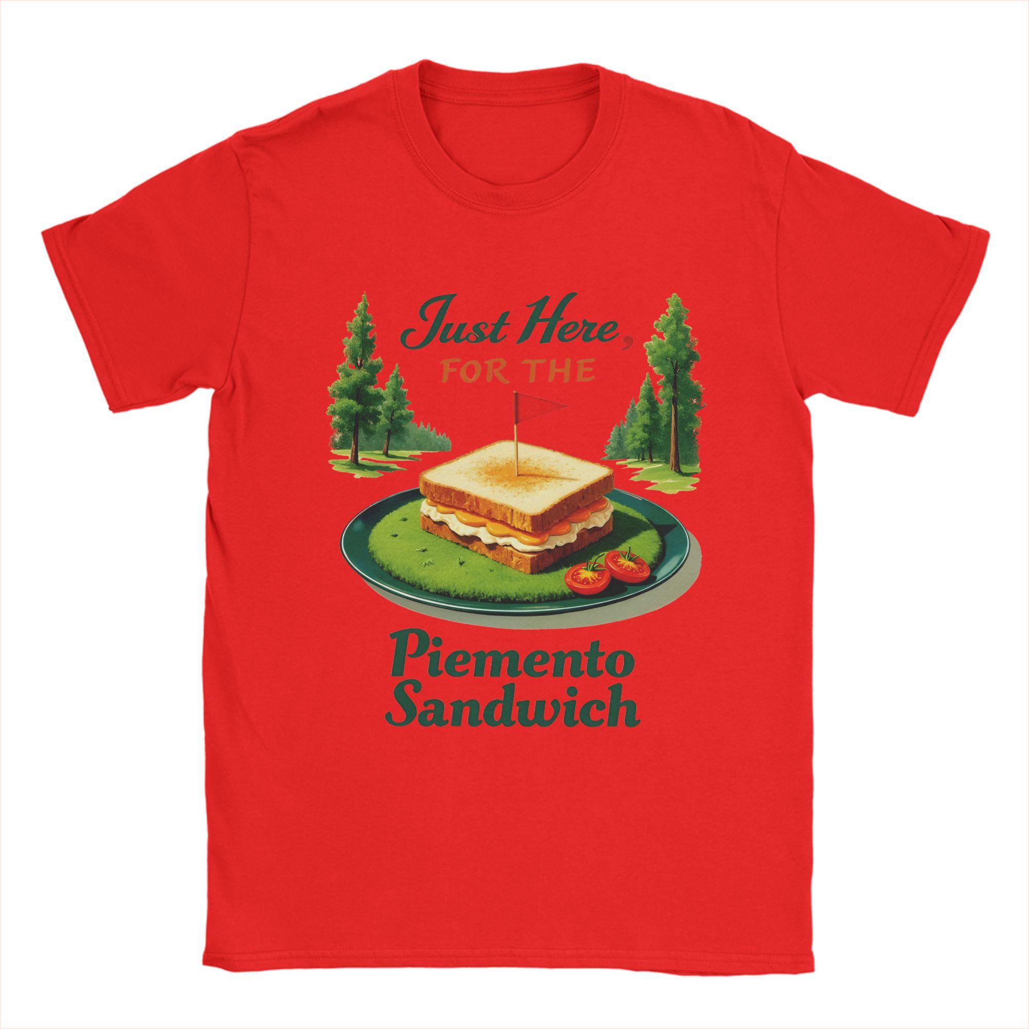 Unisex Just Here For The PiUnisexto Cheese Sandwich Golf Humor Season TShirts Cotton Tops Summer Short Sleeve TShirt ONeck Tshirt S