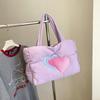 Stylish Exquisite Puffer Tote Bag Large Capacity Soft Shoulder Bag Comfortable Shopping Bag School