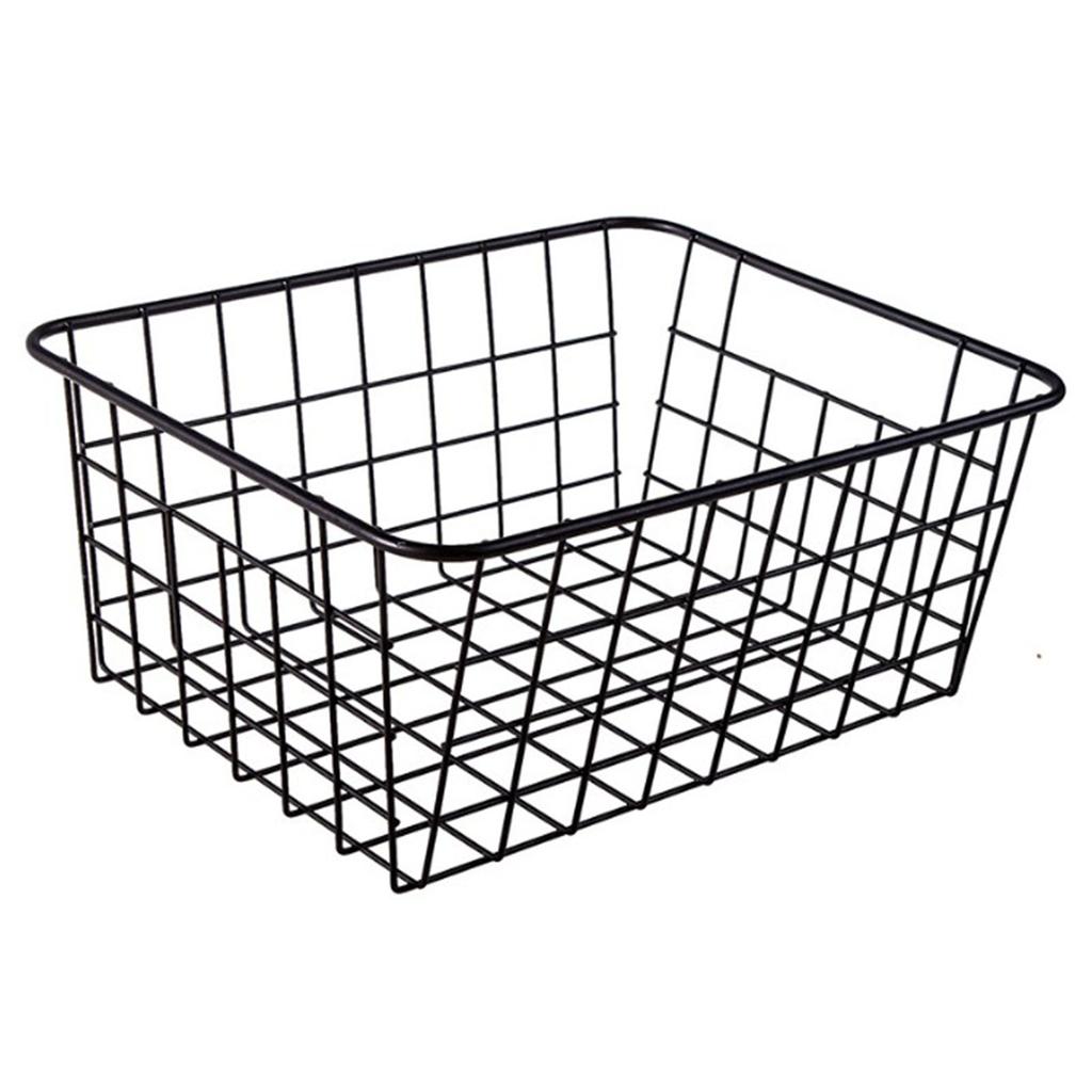 Wire Storage Baskets House Decor Bins for Kitchen Cabinets Pantry Bathroom Laundry Room Refridge