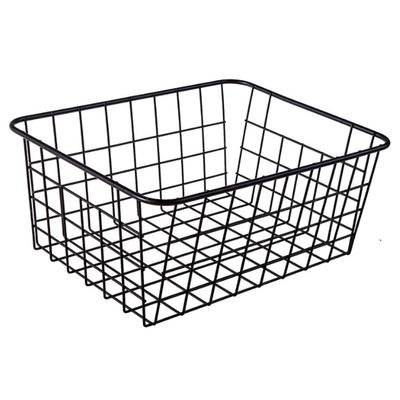 Cesti Portaoggetti in Filo Cesti per Decorazione Casa per Armadi Cucina Dispensa Bagno Lavanderia Frigo