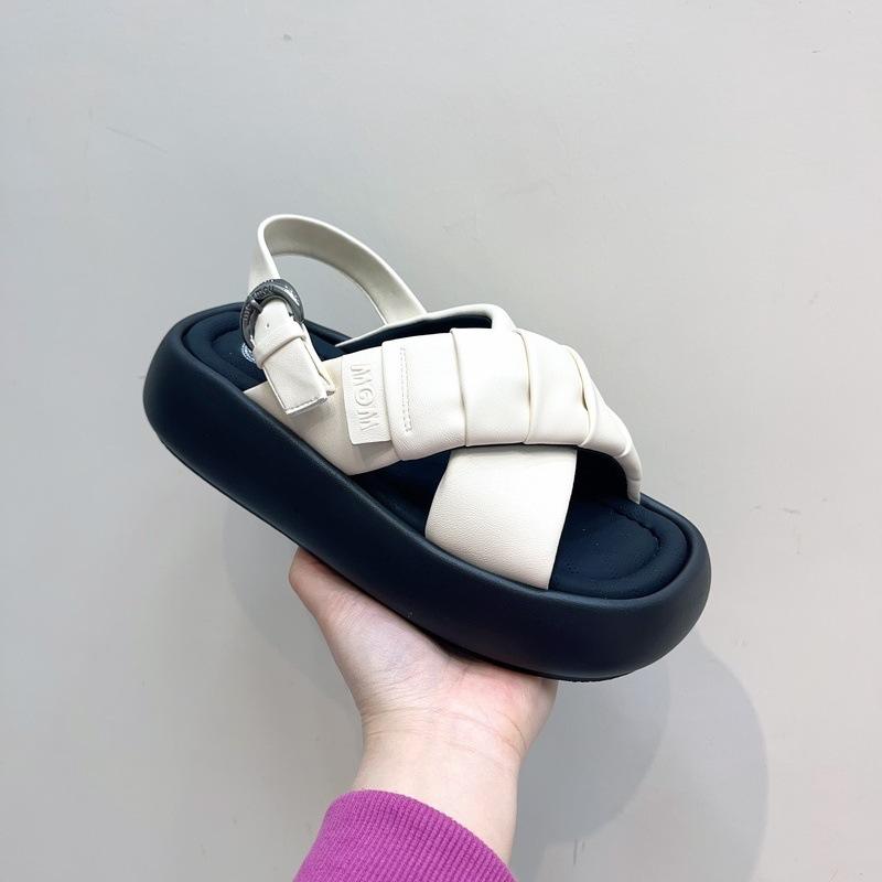 Summer new platform cross-toed Roman sandals