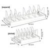New Expandable Pans Organizer Rack 7 Grid Kitchen Utensils Rack Pot Lid Organizer Adjustable Pots Holder