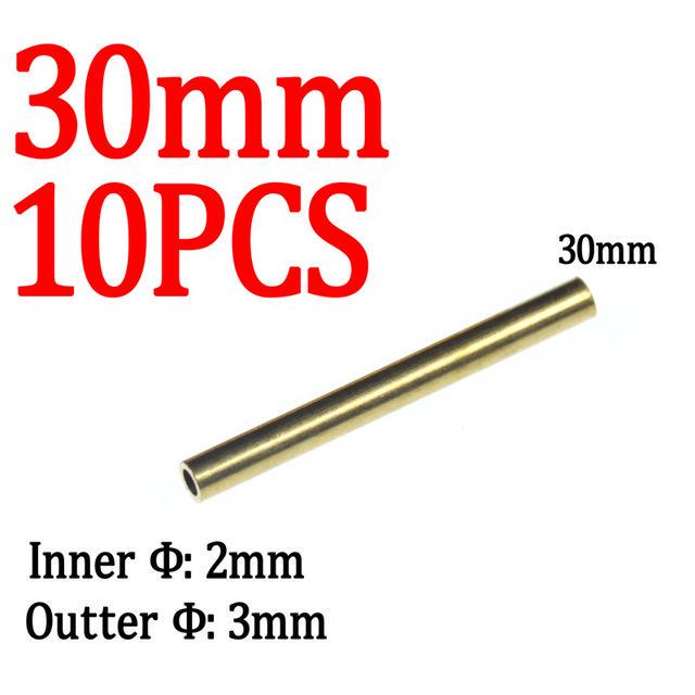 10PCS Tube Fly Tying Cone Disc Head Weighted Brass Tube Plastic Main Tube Salmon Tube Fly Tying Material