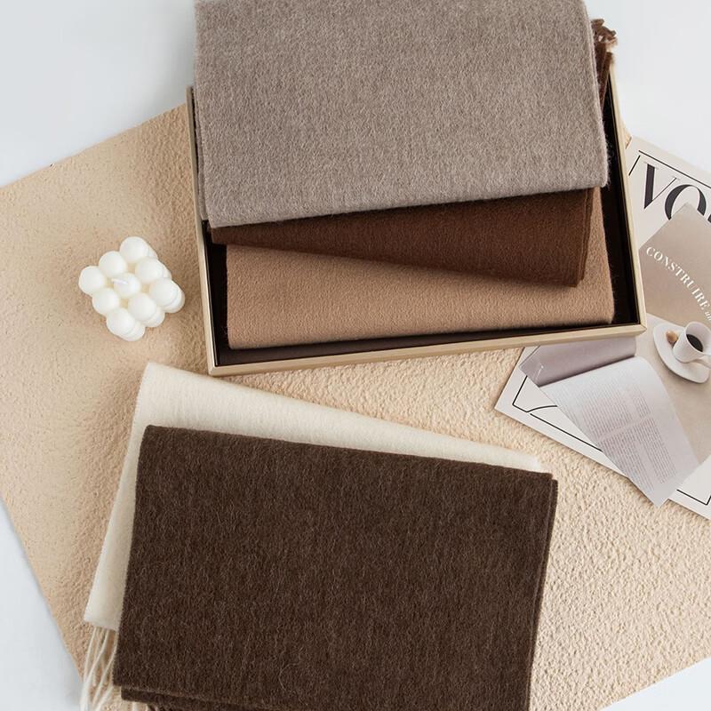 DayApril Women's Solid Color Wool Scarf