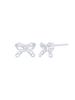 Primaute [Silver 925] Lace Ribbon Earrings
