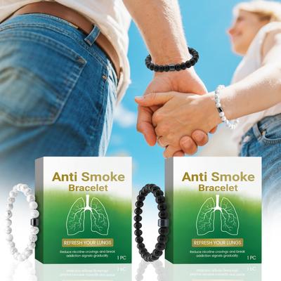 Anti-Rook Magnetische Armband Bevordert de Circulatie, Helpt bij Diepe Slaap en Verbetert Energie Kralenarmband