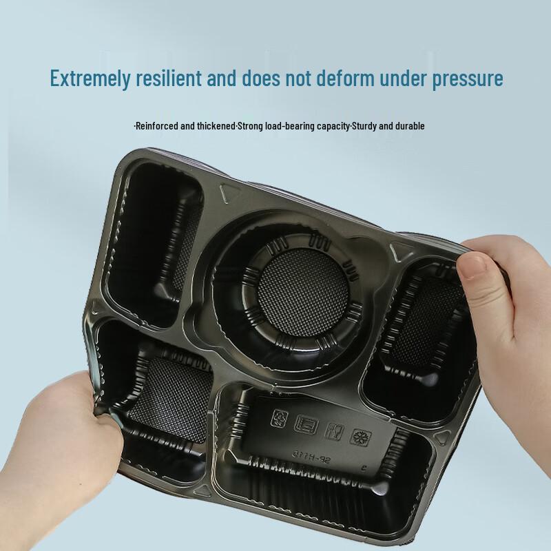 Xinpai Ke Disposable 4-Compartment Takeaway Food Container