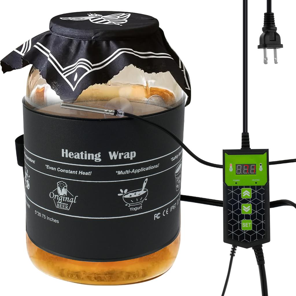 Kombucha Heating Wrap Even Heating Kombucha Jar Heater Wrap Waterproof Fermentation Heating Pad Fermentation Heater Wrap with