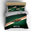 Green Minnesota Wild Bedding Set Bedding Duvet Cover Set Duvet Cover Pillowcases (1 * Duvet Cover 2 * Pillowcases, Without Duvet Insert)