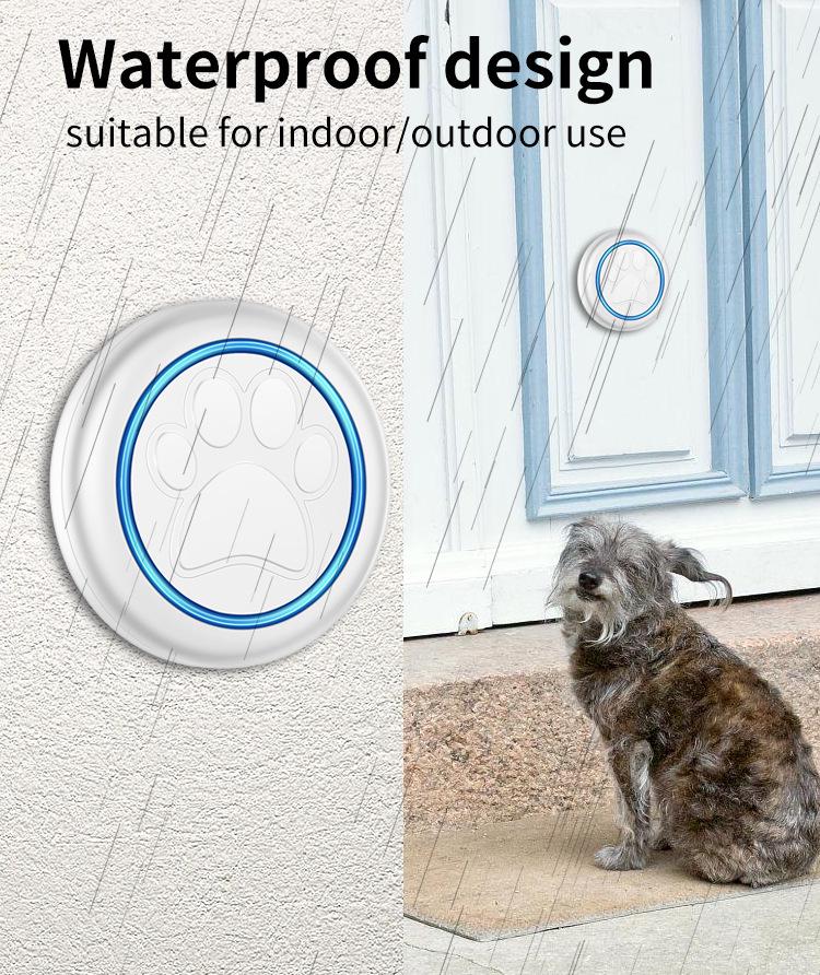 Campanello per Animali Domestici: Pulsante Tattile Wireless per Gatti e Cani