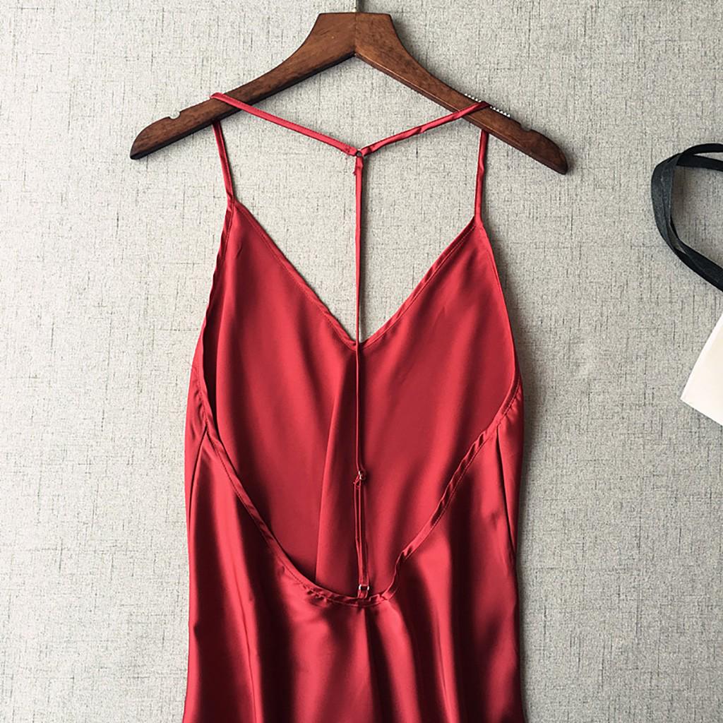 Women Sexy Satin Sleepwear Babydoll Lingerie Nightdress Pajamas