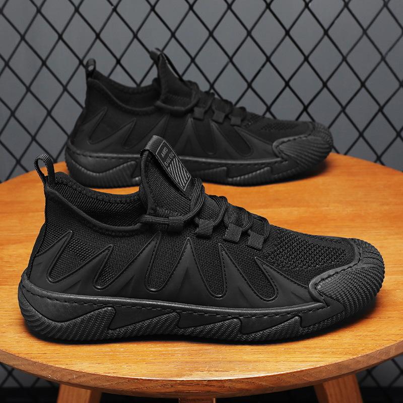 

Обувь из кокоса, мужская летняя обувь, дышащая, плетеная, спортивная обувь, модная и универсальная, подростковая обувь с одной педалью 44