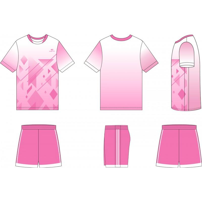 Unisex Badminton Sport Jersey Set Short Sleeve Training Uniform Team Competition