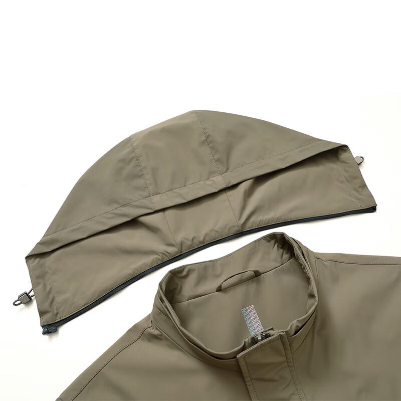 YTM Men's Detachable Hood Casual Jacket