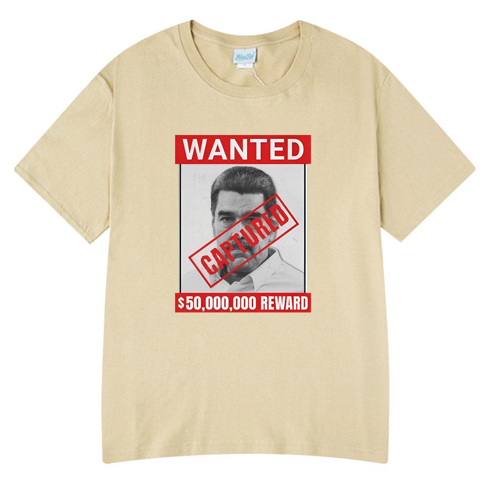 Fashion Nicolas Maduro Funny Graphic Tshirts Unisexs Clothing Hip Hop Short Sleeves Cotton Casual T Shirt Tops Summer Streetwear