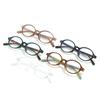  New Oval Glasses Frame Women Vintage Female Driving Eyewear Optical Anti-Blue Light Eyeglasses Frames Simple Frames