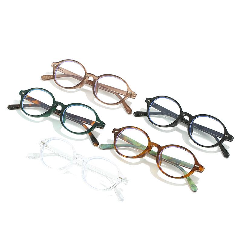  New Oval Glasses Frame Women Vintage Female Driving Eyewear Optical Anti-Blue Light Eyeglasses Frames Simple Frames
