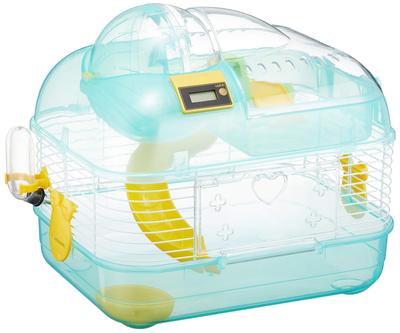 Marukan 2nd Floor Spinning Green for Hamsters M Size