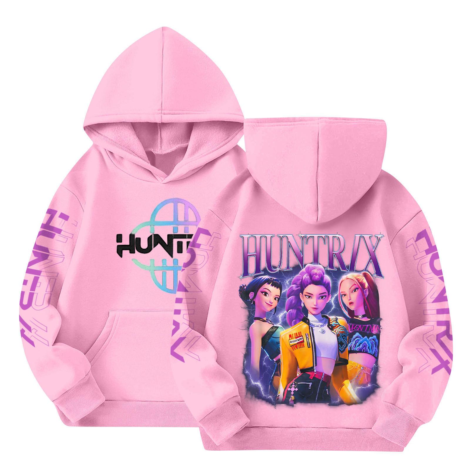 Kids Casual Long-Sleeved Letter Print Hooded Sweatshirt, Trendy Long-Sleeved Sweatshirt 150