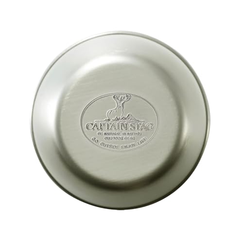 Captain Stag Outdoor Cup, Sake Cup, 100ml Capacity, Made in Japan with 18-8 Stainless Steel, UH-2026