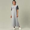 Women's Versatile Long T-shirt Dress - Muslim Arabic Style Robe