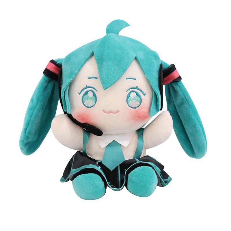 20cm Cute Anime Plush Doll Hatsune Miku Cartoon Figure Stuffed Toy Kawaii Collectible Gift