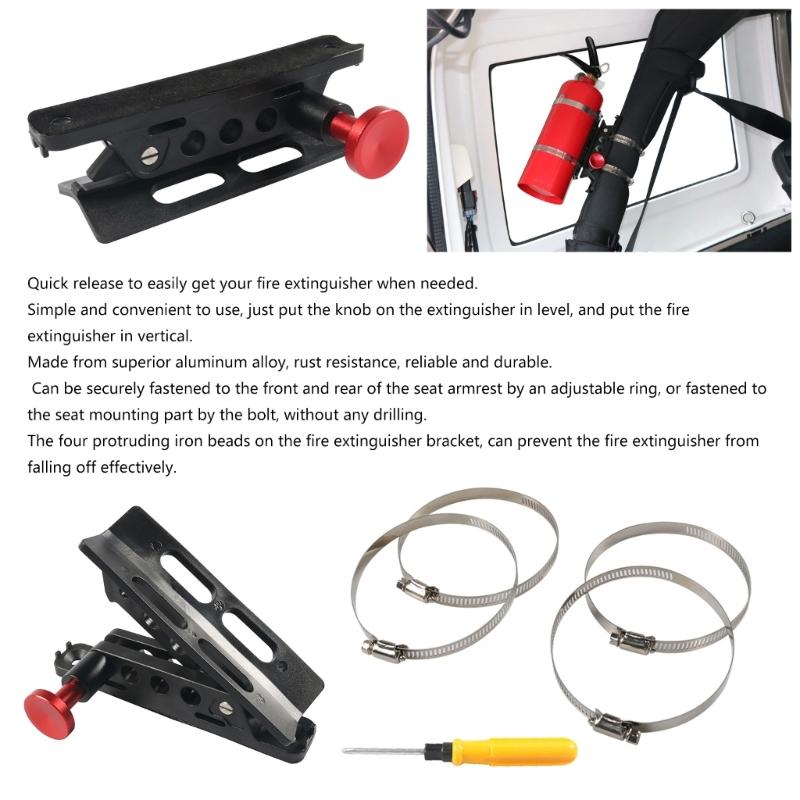 Extinguishers Bracket Mount Holder Space Saving for UTV Vehicle Lightweight