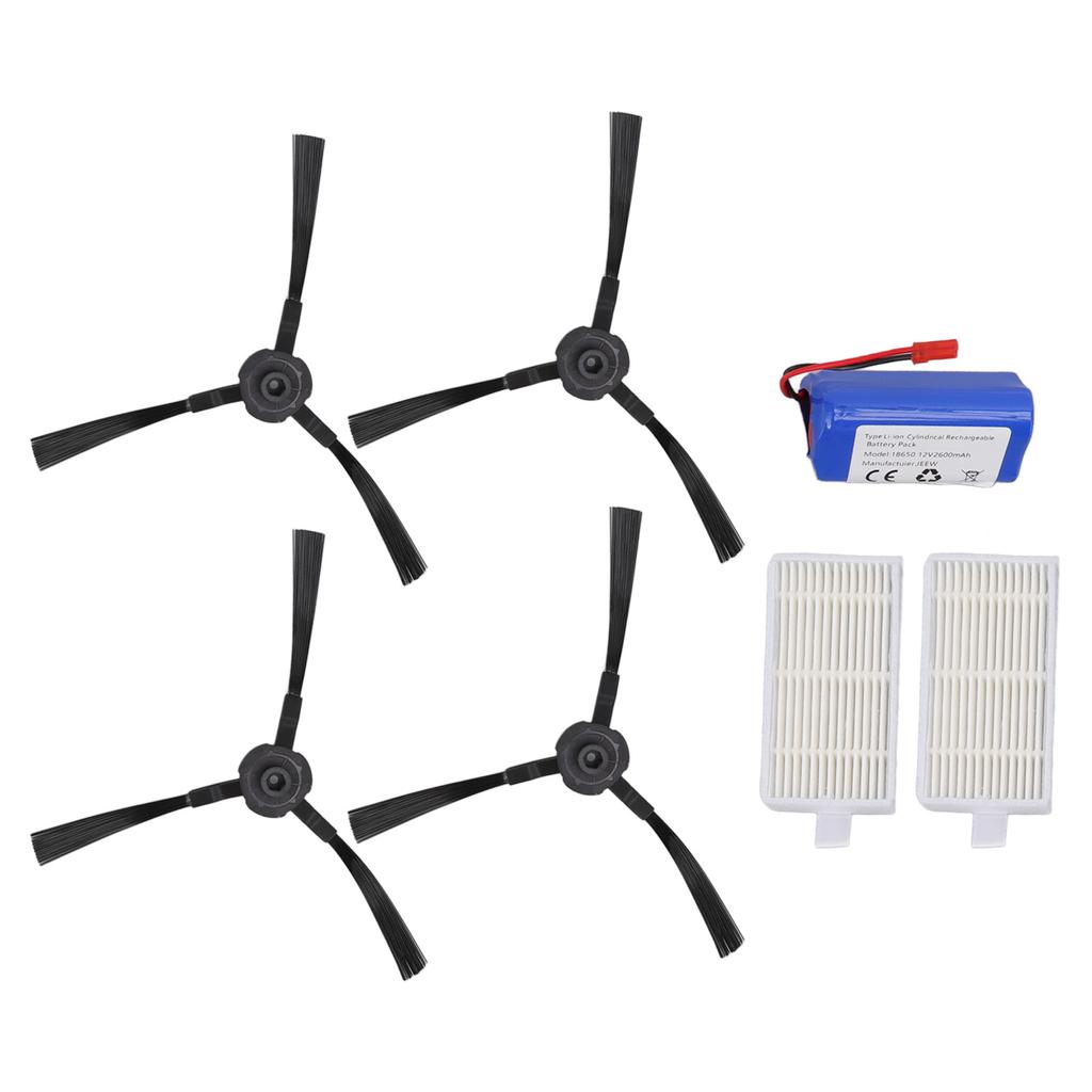 18650 2600mAh Lithium Ion Battery with Side Brush Filter for ILIFE for CEN250 Vacuum Cleaner