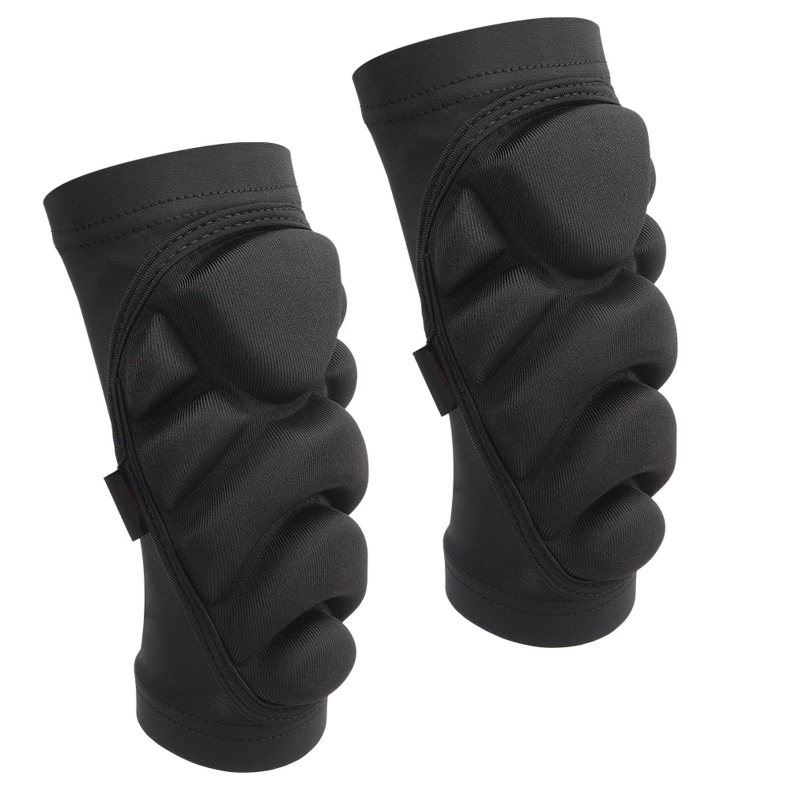 

Детский наколенник для катания на роликах, катания на лыжах, наколенник для детей, защитное снаряжение для спорта на открытом воздухе, черный цвет, размер XS