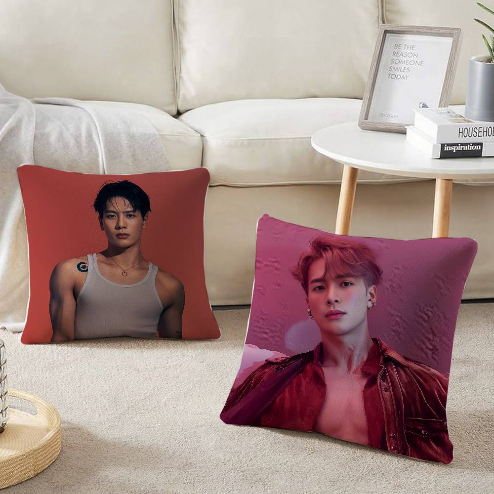 Host J-JacksonS W-WangS Pillow Case Home Decor Throw For Sofa Bed Car Room Decor Gift Idea
