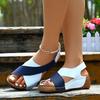 2024 Women's Roman Sandals Summer Matsuda Thick Bottom with Skirt Casual Open Toe Versatile Beach Cool