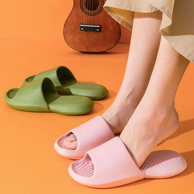 Indoor Bathroom Slippers Women Thick Non-slip Interior Anti-slip Deodorant Slides Men Ladys Heighten Soft Shoes Sandals