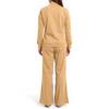 Women's Fashion Two-piece Solid Color Hooded Sweatshirt Trousers Casual Set
