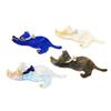 Dreamy Starry Sky Cat Hair Clips for Girls. Sparkling Star Design, Cute Cat Shape, High-end Vibe. Perfect for Back of Head.