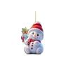 Cute Acrylic Snowman Ornament for Christmas Tree, Party Decorations and Hanging Pendant