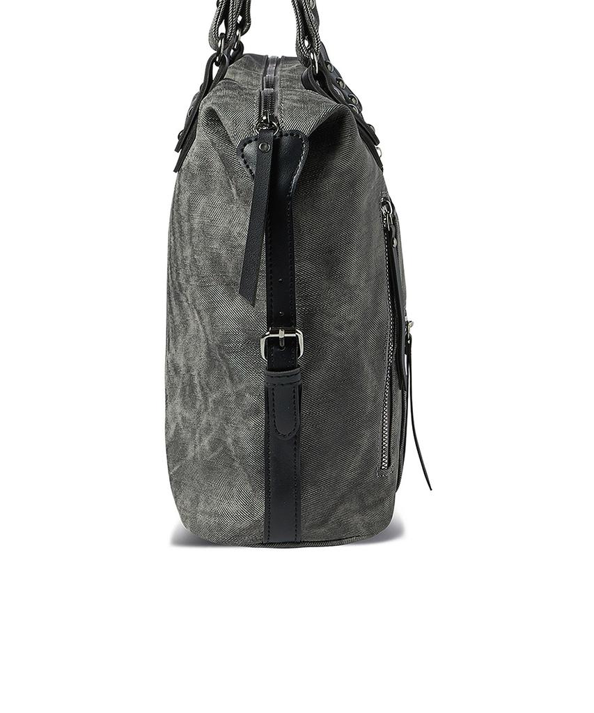 The Green Lab Vintage Washed Daily Shoulder Bag [Black]