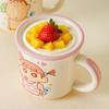 Crayon Xiaoxin New Small Fresh High Value Wide Edge Mug Children'S Water Cup Girls Cute Ceramic Cup